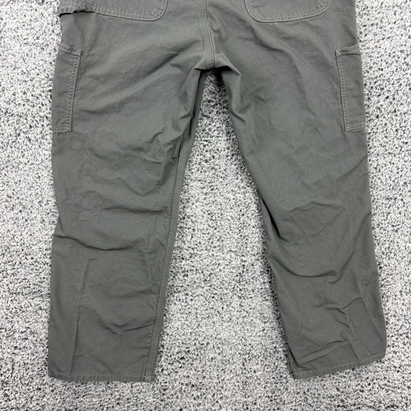 Carhartt Pants Mens 34x30 Green B151 FAT Loose Original Fit Carpenter Workwear - Picture 9 of 14